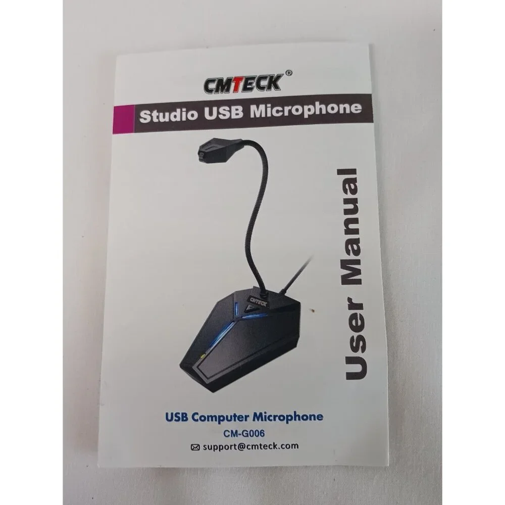 Cmteck Studio USB Microphone CM-G006 See Description for System Requirements GUC